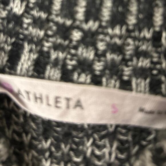 ATHLETA Extra Fine Merino Wool Pinewood Mock Neck Sweater Dress Size Small - Picture 12 of 12